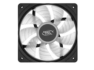 "DeepCool RF120W", ventiliatorius, 12 cm, 1300 aps./min, 21,9 dB, 48,9 cfm, juodas, permatomas