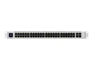 UBIQUITI USW-48-POE UniFi valdomas komutatorius gen2 32x Gigabit POE+ prievadai / 16x Gigabit POE prievadai / 4x SFP 1GB prievadai 32W vienam prievadui