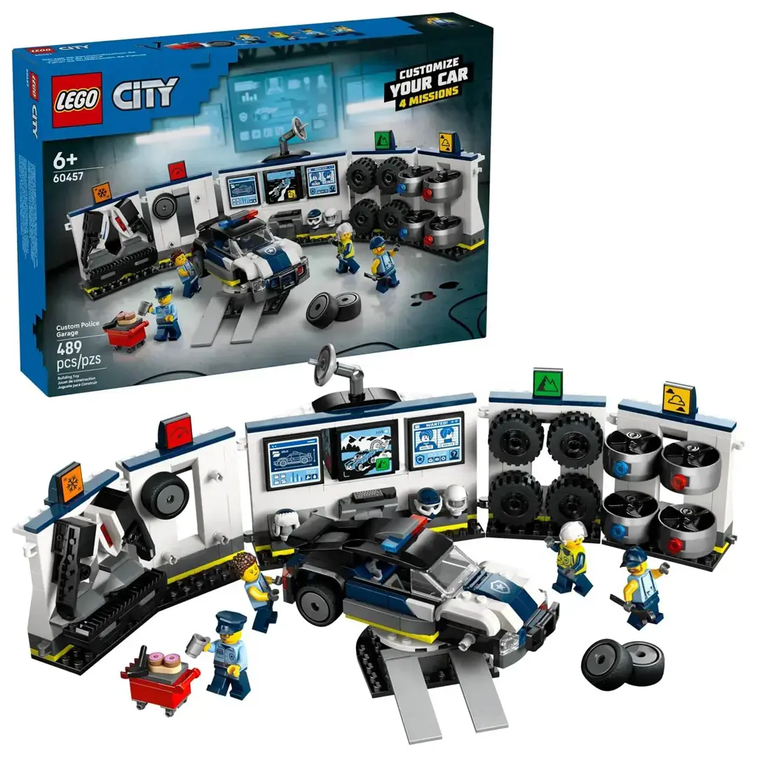 LEGO CITY 60457 Custom Police Car Garage