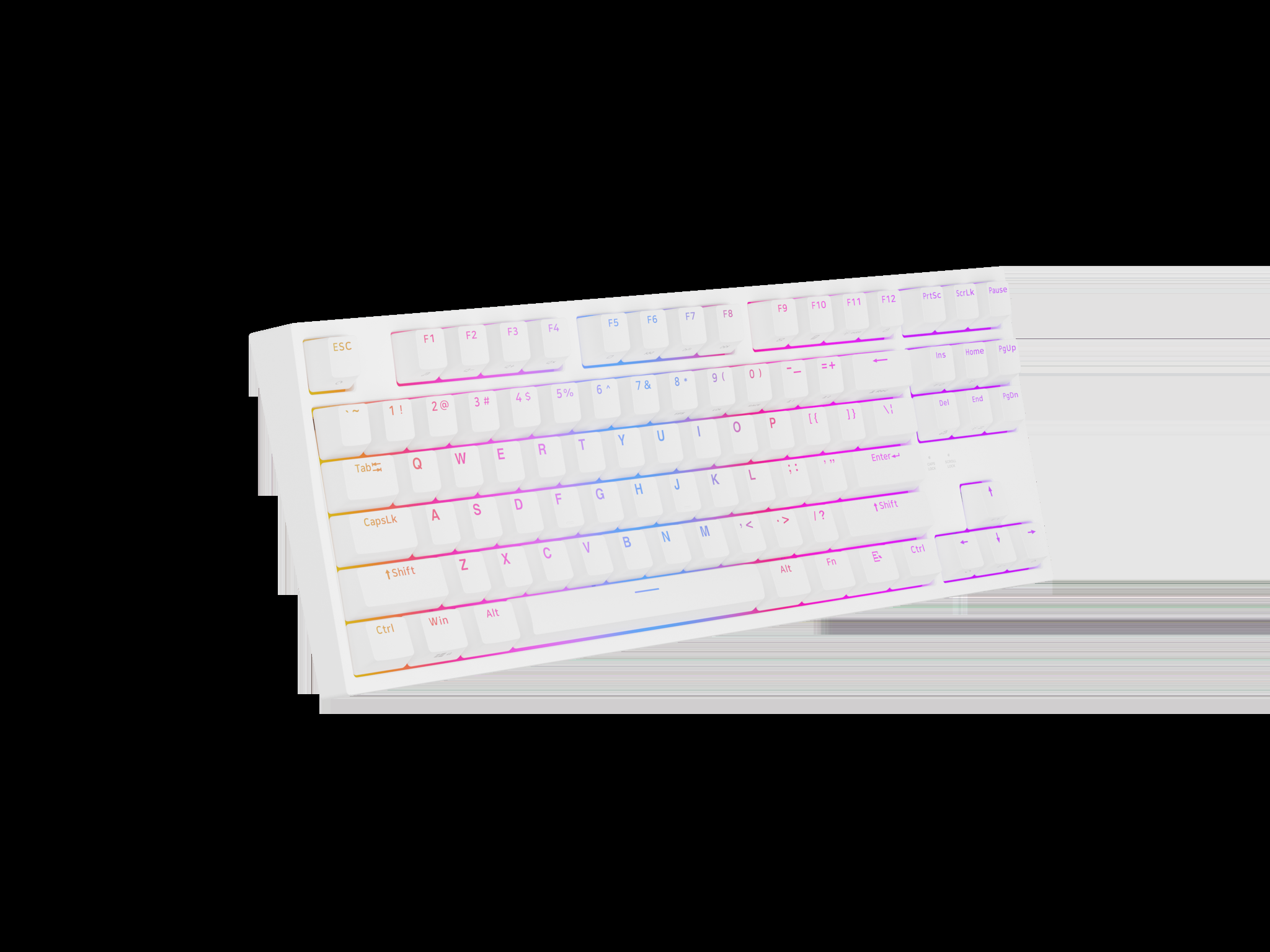 "Genesis" mechaninė žaidimų klaviatūra THOR 404 TKL RGB mechaninė žaidimų klaviatūra Laidinė JAV Gateron Yellow Pro USB Type-A 1005 g