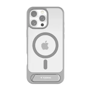 Torras Pstand Series Case for iPhone 16 Pro Max (gray)