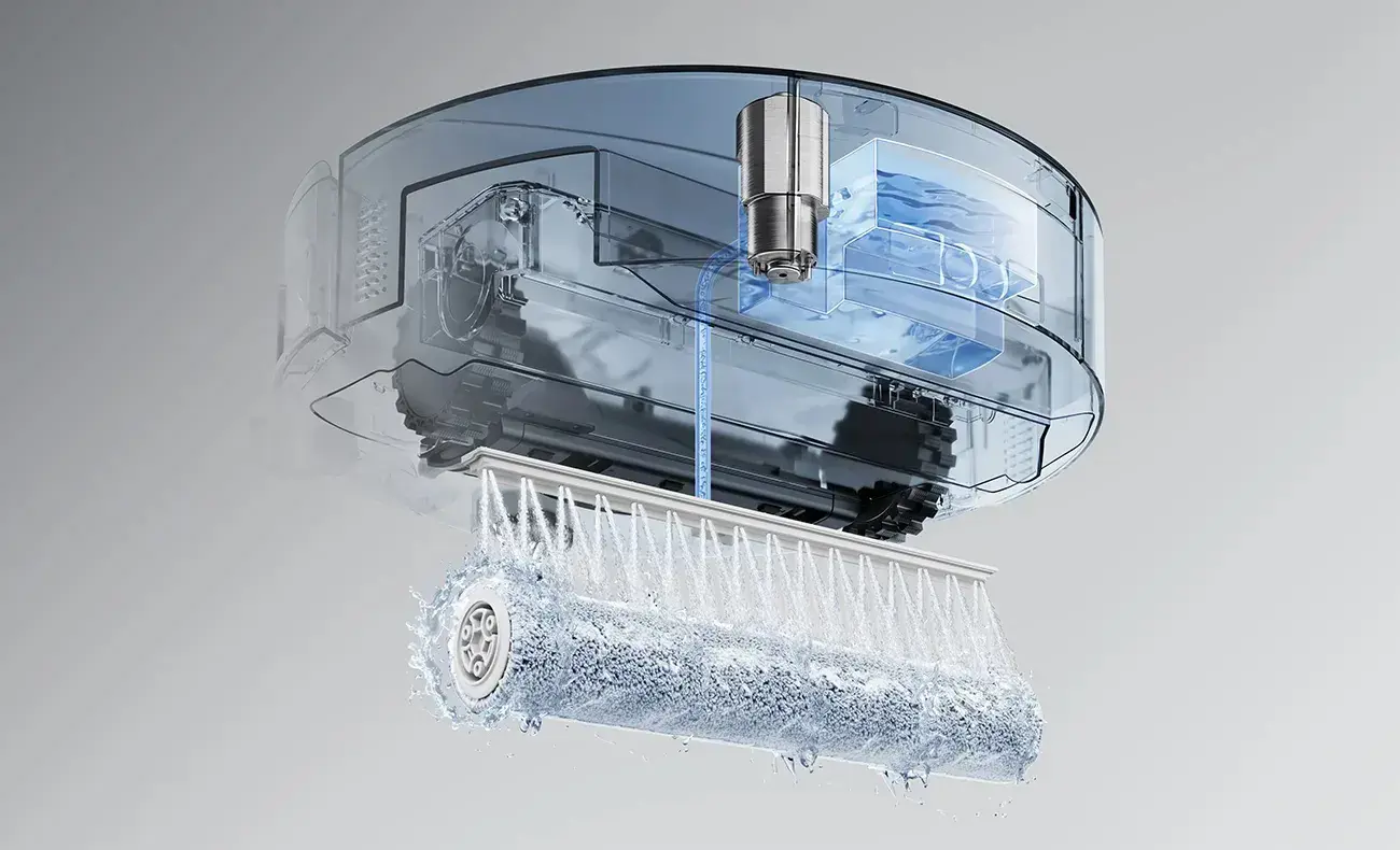 Dulkių siurblys-robotas Ecovacs DEEBOT X12S OmniCyclone, Pilka