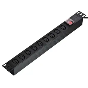 Alantec PZ010 power extension 1.8 m 9 AC outlet(s) Indoor Black