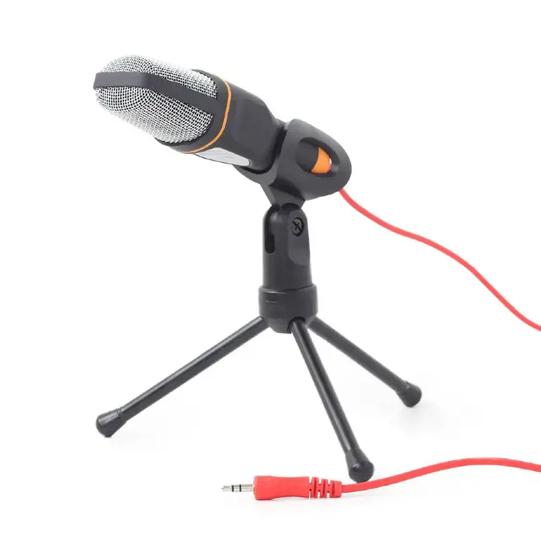 GEMBIRD MIC-D-03 Gembird Stalinis mikrofonas su trikoju, MIC-D-03, juodas