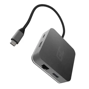 Dokavimo stotelė HUB USB-C Green Cell 6in1 (USB 3.0 HDMI Ethernet USB-C), skirta "Apple MacBook", "…
