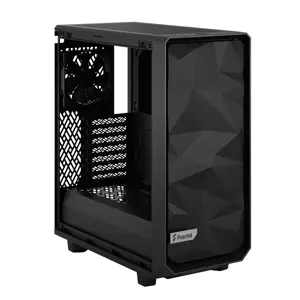 "Fractal Design Meshify 2 Compact", asmeninis kompiuteris, juodas, ATX, "micro ATX", Mini-ITX, plieninis, žaidimų, 16,9 cm