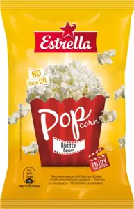 Kukurūzų spragėsiai ESTRELLA, sviesto skonio, 90 g