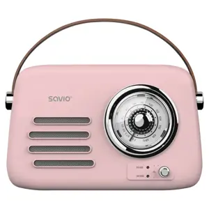SAVIO RS-03 Portable radio, pink
