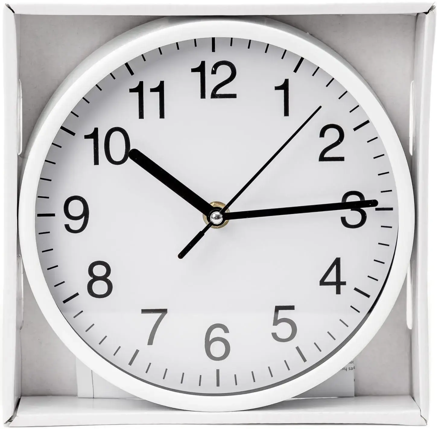 Platinet wall clock Wink, white (45955)