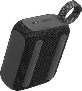 JBL Go 4 Nešiojama garso kolonėlė, Bluetooth, Juoda