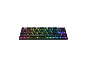 "Razer Deathstalker V2 Pro Tenkeyless", žaidimų klaviatūra, RGB LED apšvietimas, RU, juoda, belaidė, linijinis optinis jungiklis