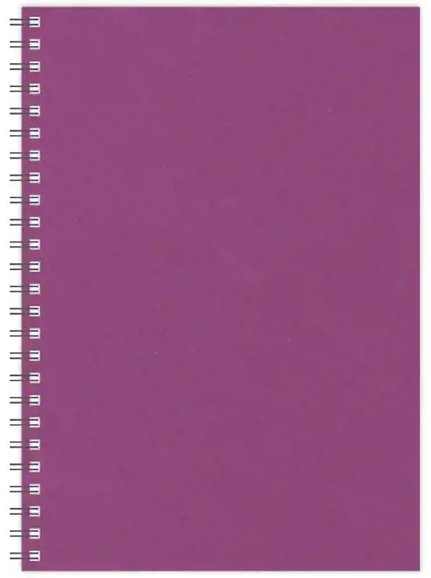 Kalendorius - užrašinė TIMER, su spirale, A5, be datų, 224 lapai, taškeliais, kartoniniu viršeliu, rožinė