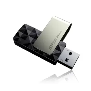 SILICONPOW SP064GBUF3B30V1K Silicon Power atmintinė USB Blaze B30 64GB USB 3.0 juoda
