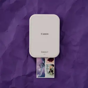 "Canon Zoemini 2", ZINK (nulinis rašalas), 313 x 500 DPI, 2" x 3" (5x7,6 cm), spausdinimas be kraštų, "Bluetooth", tiesioginis spausdinimas