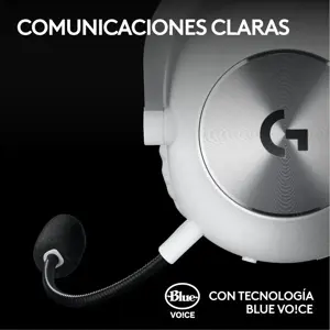 LOGITECH G PRO X2 LIGHTSPEED Wireless Gaming Headset - Blue Mic - WHITE