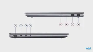 Nešiojamas kompiuteris Lenovo IdeaPad 5 2-in-1 14IRH9, i5-13420H, 512 GB, 14 Coliai, Windows 11 Home, Intel UHD