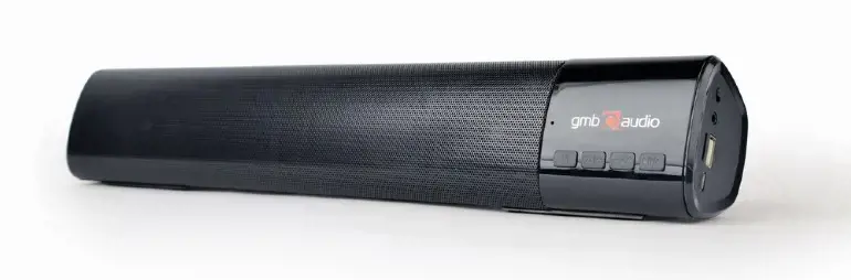 Gembird Bluetooth Soundbar with LED Light 10W Black