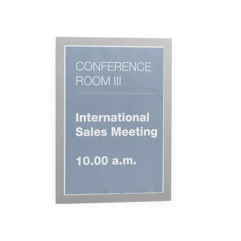 Rėmelis dokumentams DURABLE DURAFRAME® A4, sidabrinis