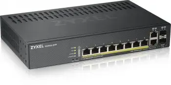 Zyxel GS1920-8HPV2, valdomas, Gigabit Ethernet (10/100/1000), maitinimas per Ethernet (PoE), montuojamas ant sienos