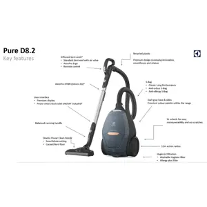 Dulkių siurblys ELECTROLUX PD82-4MB