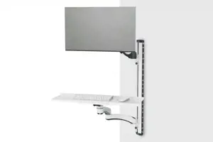Viena sieninė rankena 1xLCD + klaviatūra, maks. 32 colių ir 8 kg pakreipimas ir pasukimas 360° (PIVOT)