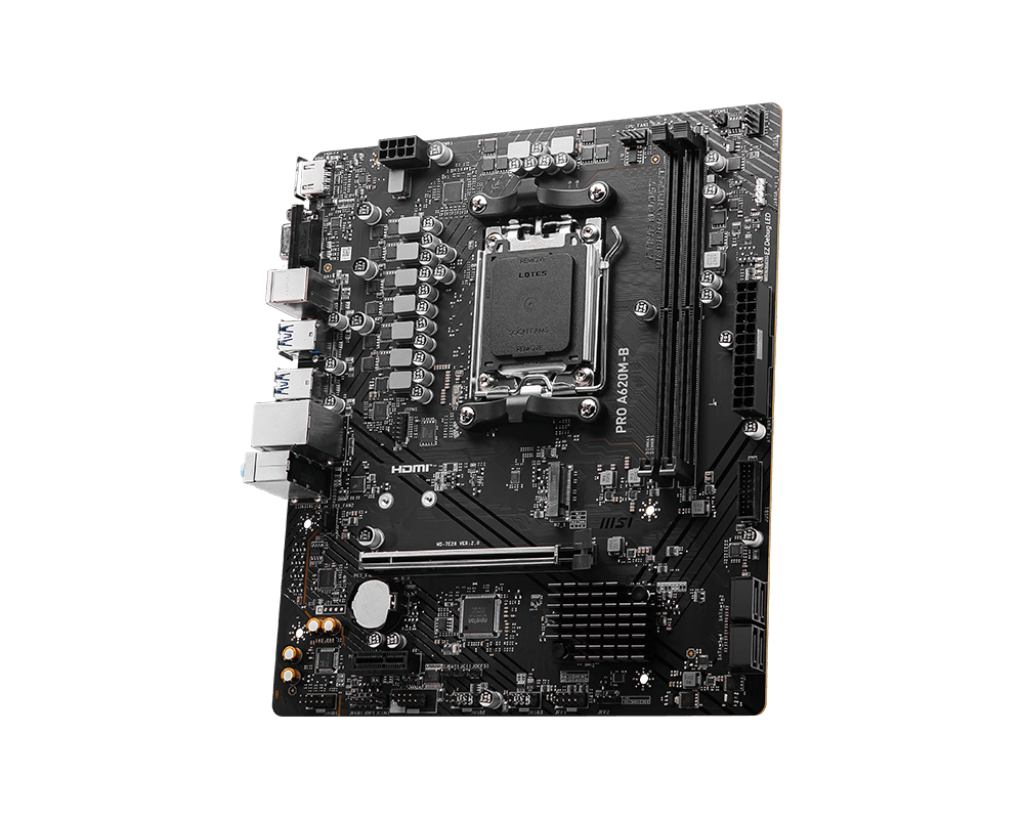 MSI PRO A620M-B motherboard AMD A620 Socket AM5 micro ATX