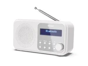 "Sharp DR-P420", nešiojamasis, skaitmeninis, DAB, DAB+, FM, automatinis nuskaitymas, automatinis derinimas, 2 W, AAC