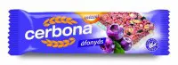 Javainių batonėlis CERBONA Blueberry, su jogurtiniu glaistu, 20 g