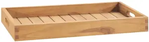 Serviravimo padėklas, 60x35cm, tikmedžio medienos masyvas