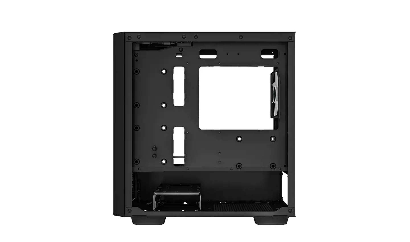 DeepCool CC360 ARGB, Mini Tower, Kompiuteris, Juoda, micro ATX, Mini-ITX, ABS, Plienas, Grūdintas stiklas, Multi