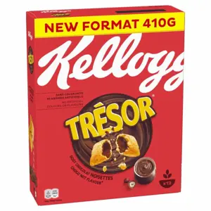 Dribsniai KELLOGG'STresor Choco Nut, 410g