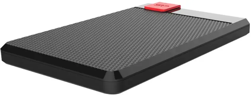 SILICONPOW SP020TBPHDD3SS3K Išorinis kietasis diskas Silicon Power Diamond D30 2TB USB 3.0, itin plonas, 7 mm, IPX4, juodas