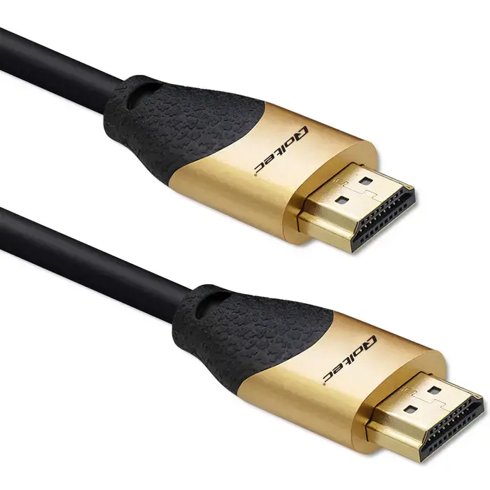 "Qoltec" HDMI v2.1 kabelis itin didelės spartos 8K | 60 Hz | 28AWG | GOLD | 3 m