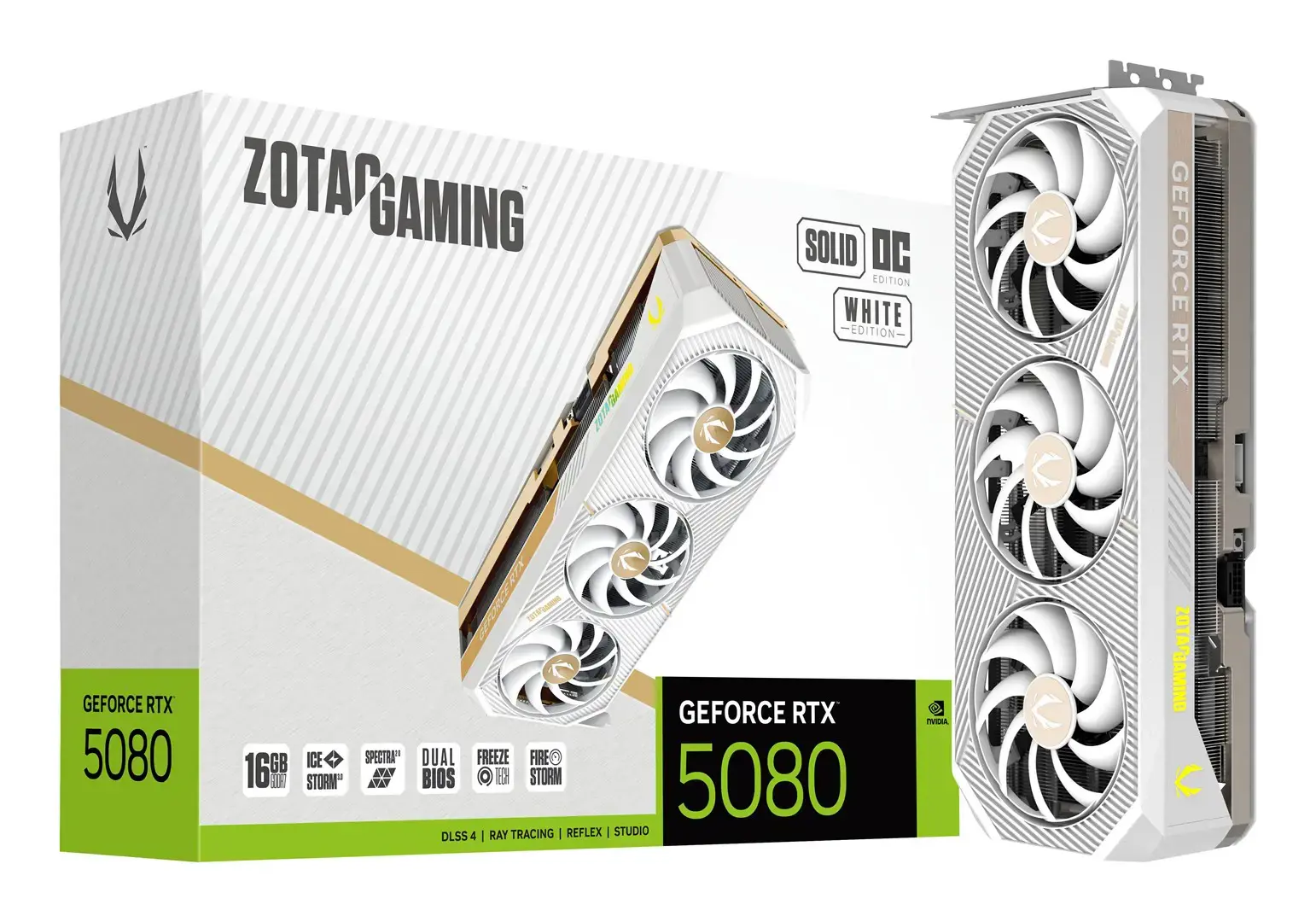 Vaizdo plokštė ZOTAC GeForce RTX 5080 16 GB, GDDR7, ZT-B50800Q-10P