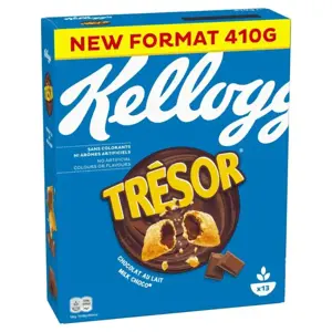 Dribsniai KELLOGG'S Tresor Milk Choco 410g