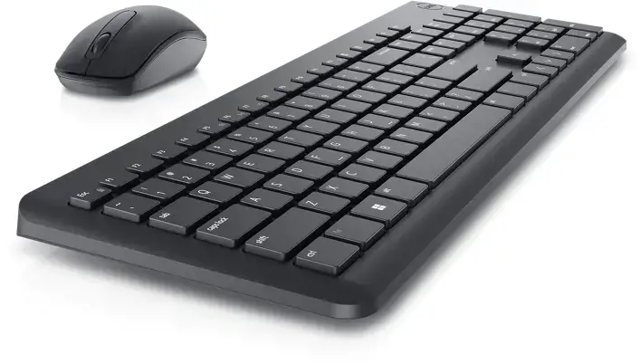 "Dell" belaidė klaviatūra ir pelė-KM3322W - rusų kalba (QWERTY)