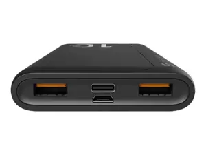 Silicon Power QP15, 10000 mAh, ličio polimeras (LiPo), greitasis įkrovimas 3.0, 18 W, juodas