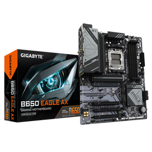 GIGABYTE B650 EAGLE AX Motherboard - Supports AMD Ryzen 7000 CPUs, 12+2+2 Phases Digital VRM, up to…