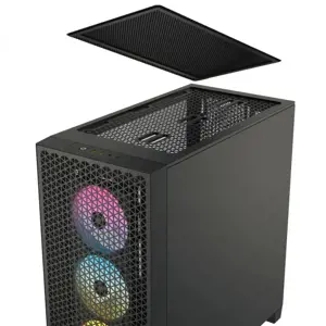 3000D Airflow RGB TG Mid-Tower juodos spalvos
