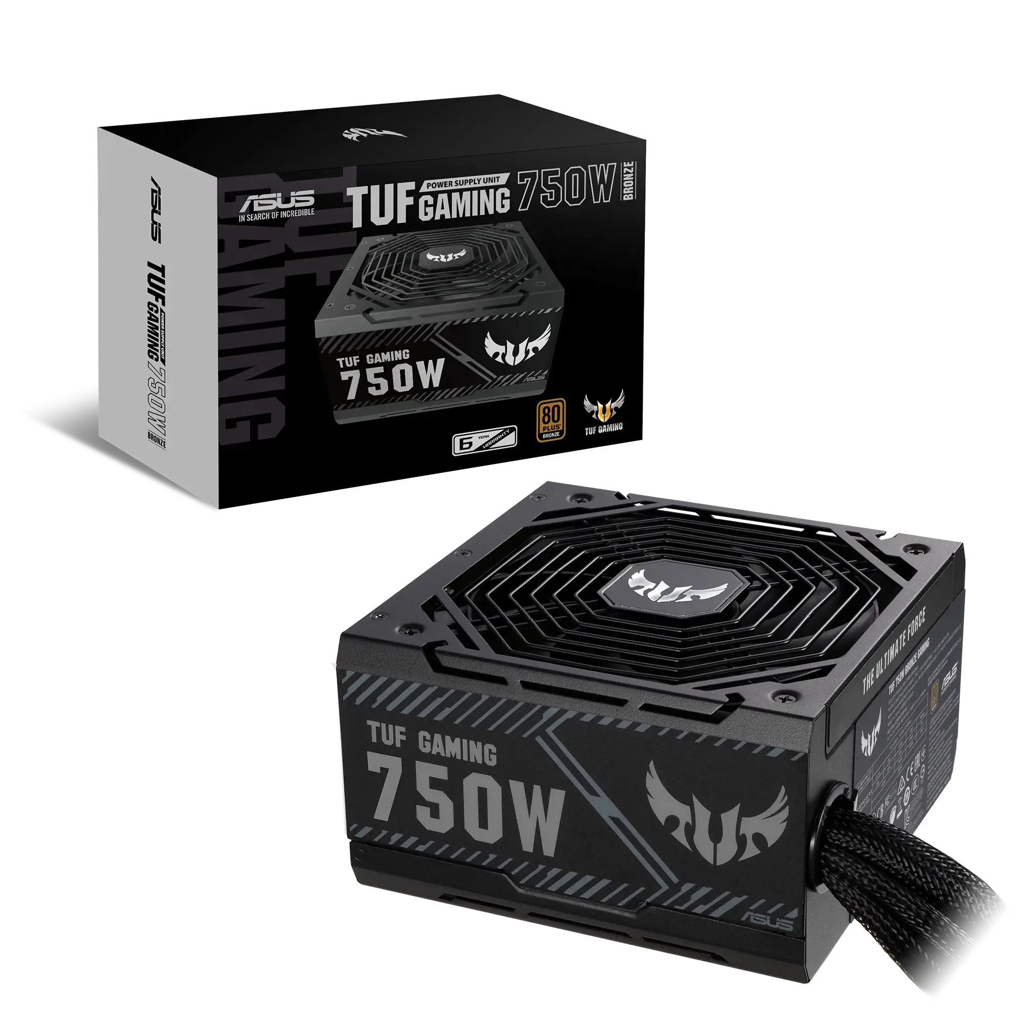 Maitinimo blokas ASUS TUF-GAMING-750B, 750 W, 80 PLUS Bronze