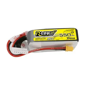 "Tattu R-Line" 550 mAh 22,2 V 95C 6S1P XT30 akumuliatorius