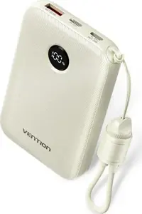 POWER BANK USB 10000MAH 22.5W/BEIGE FKAN0-C VENTION