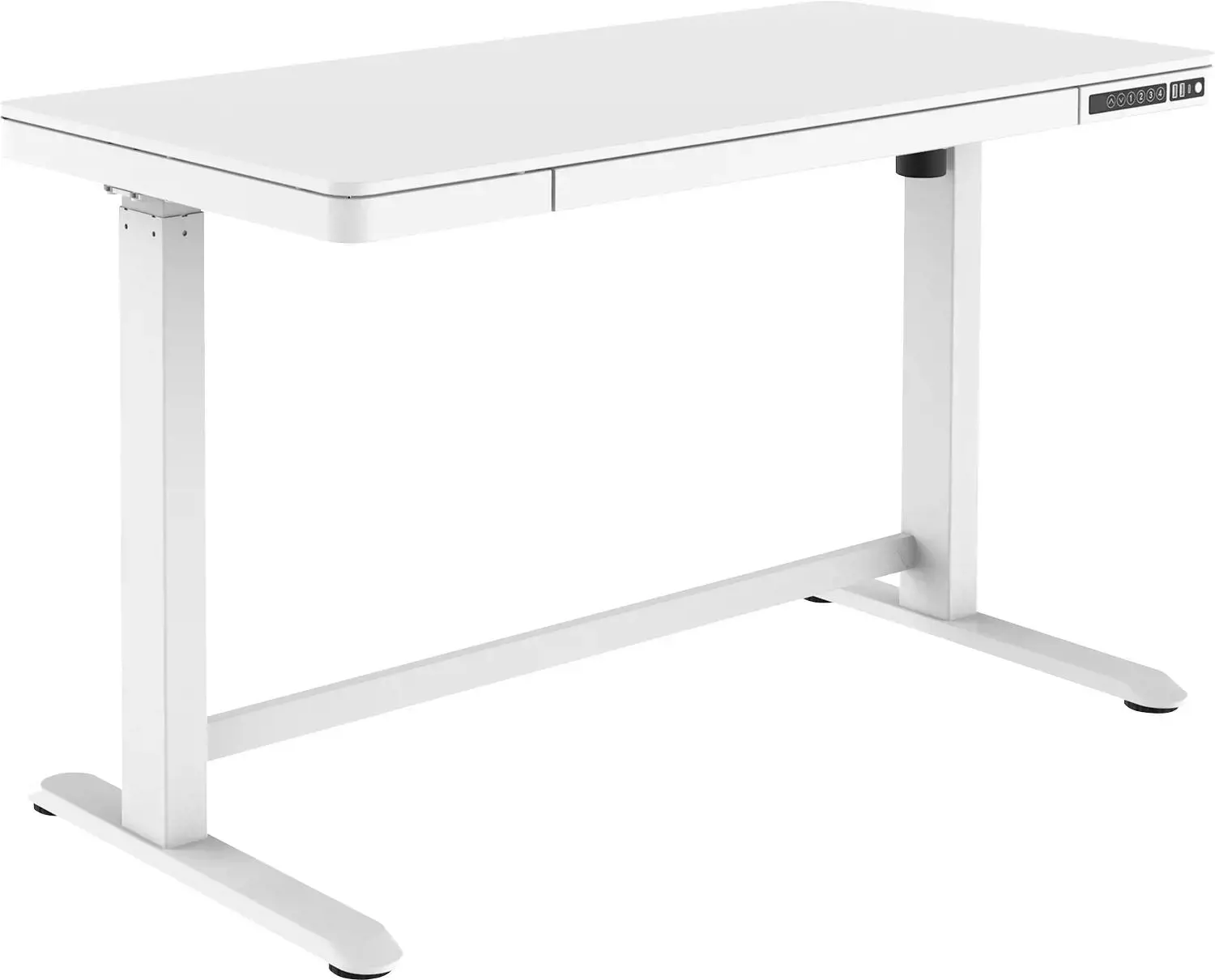 DIGITUS elektrinis reguliuojamo aukščio rašomasis stalas su USB įkrovikliu ir stalčiumi