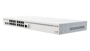 MIKROTIK CCR2004-16G-2S+ CLOUD CORE ROUTER 4x1.7GHZ 128MB NAND 2x 10GE SFP+ 16x 1GE prievadų 2x kintamosios srovės įvadai L6
