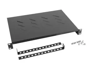 LANBERG AK-1004-B "Lanberg" stacionari lentyna 19 600 mm, 1U/483x300 mm, maksimali apkrova iki 25 k…