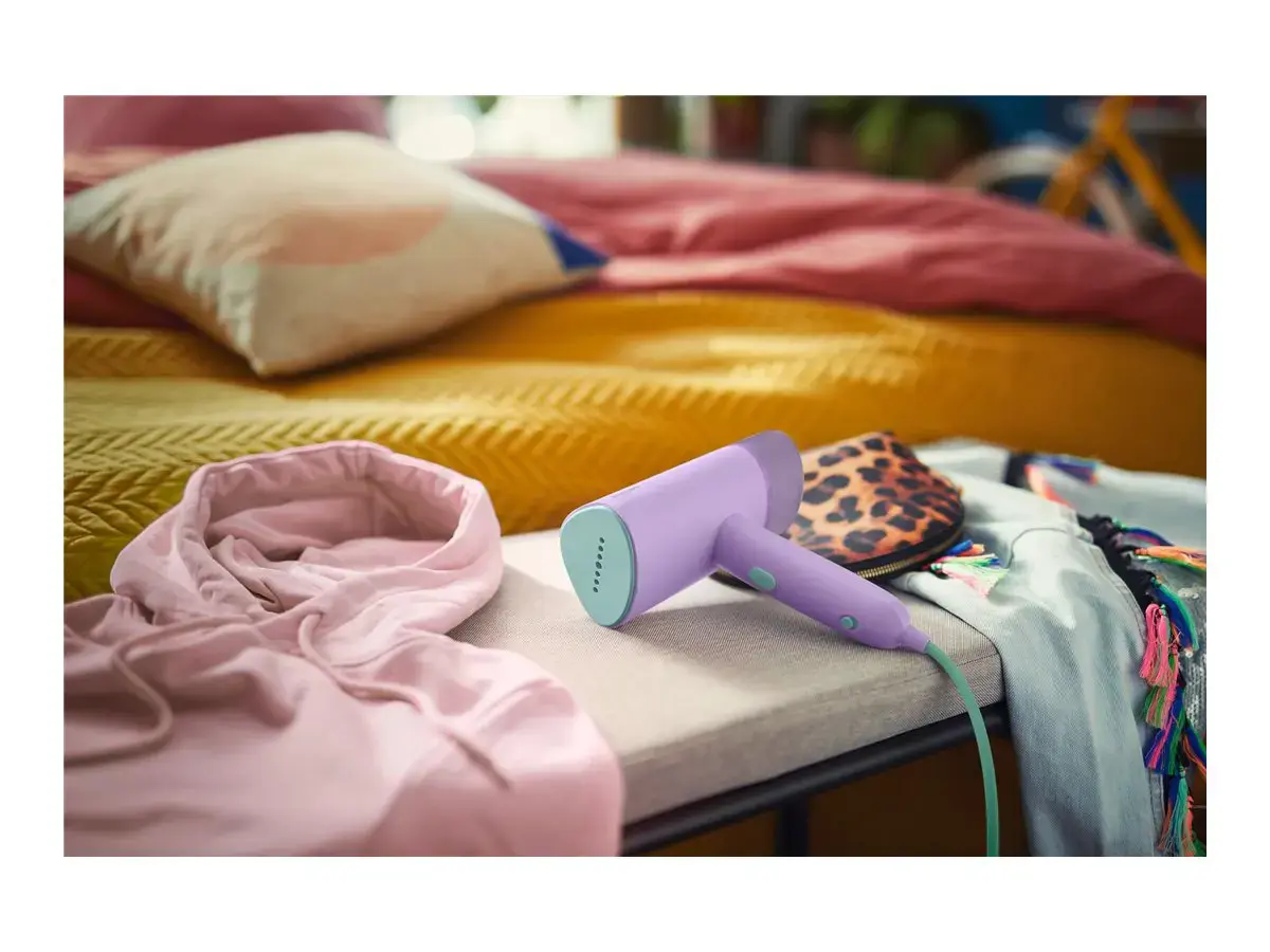 Philips 3000 series STH3010/30 Handheld Steamer, Handheld garment steamer, 0.1 L, 0.5 min, Purple, Buttons, 20 g/min