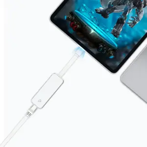 "TP-Link" USB Type-C to RJ45 Gigabit Ethernet tinklo adapteris, laidinis, USB, Ethernet, 1000 Mbps, baltas
