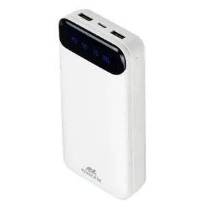 MAITINIMO BANKAS USB 20000MAH/BALTAS VA2280 RIVACASE