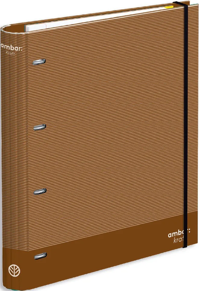 A4 Ringbinder 4R 7 Folds Rec+Ind Kraft