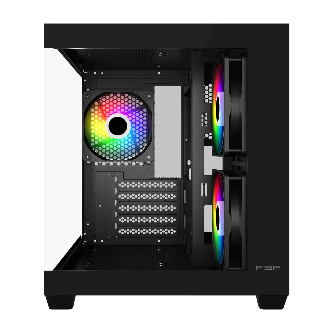 Fortron Case | S140-BA | Black | Mini-ITX, uATX(M-ATX) | Power supply included No